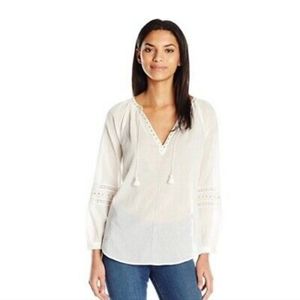 Paige Ava Cotton Peasant Blouse